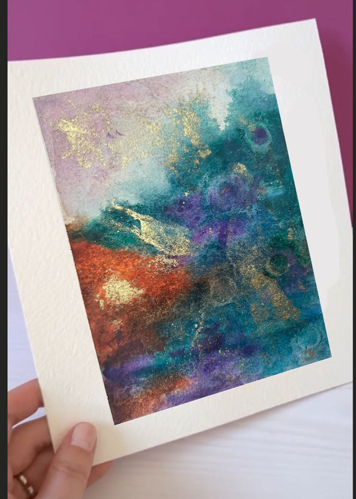 Golden Starry Night
