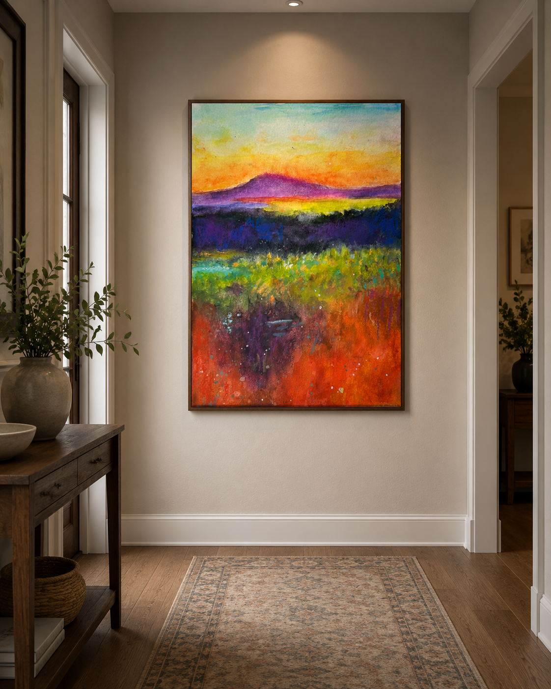 Mesmerizing Vista – Original Abstract Watercolor Painting