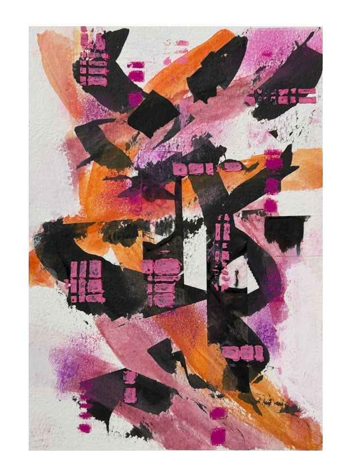 Pink Patterns on Black