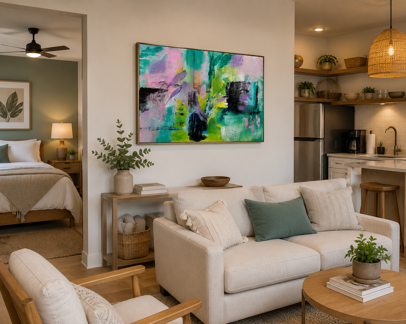 Playful Pastels – Original Abstract Watercolor Painting