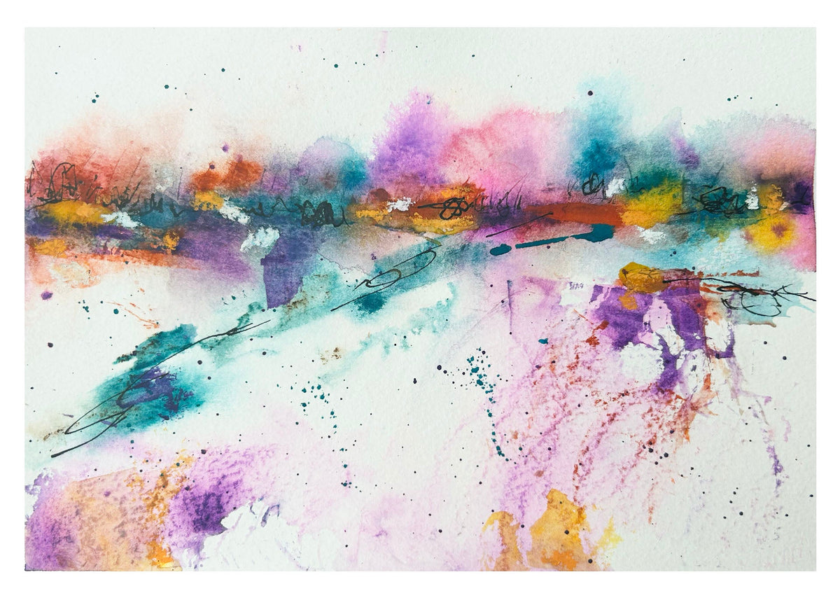 How I create my watercolor paintings / Watercolor Fantasy