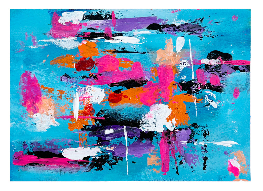 250 Celebration – Original Abstract Watercolor Painting