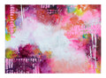 A Vibrant Pink Color Story – Original Abstract Watercolor Painting