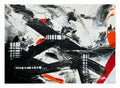 Black, White and Patterns | Original Abstract Watercolor