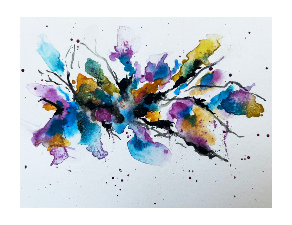 Dazzling Jewel-toned Floral