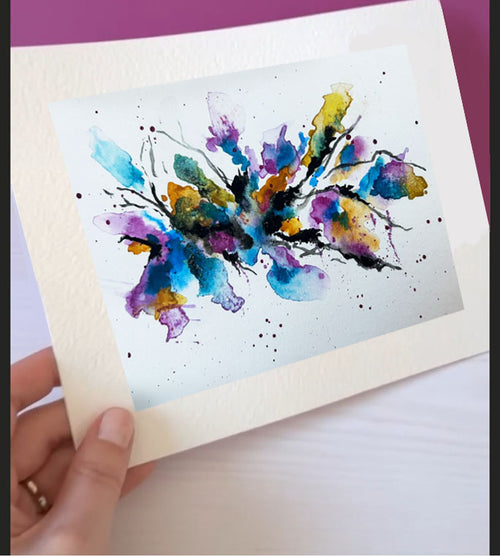 Dazzling Jewel-toned Floral
