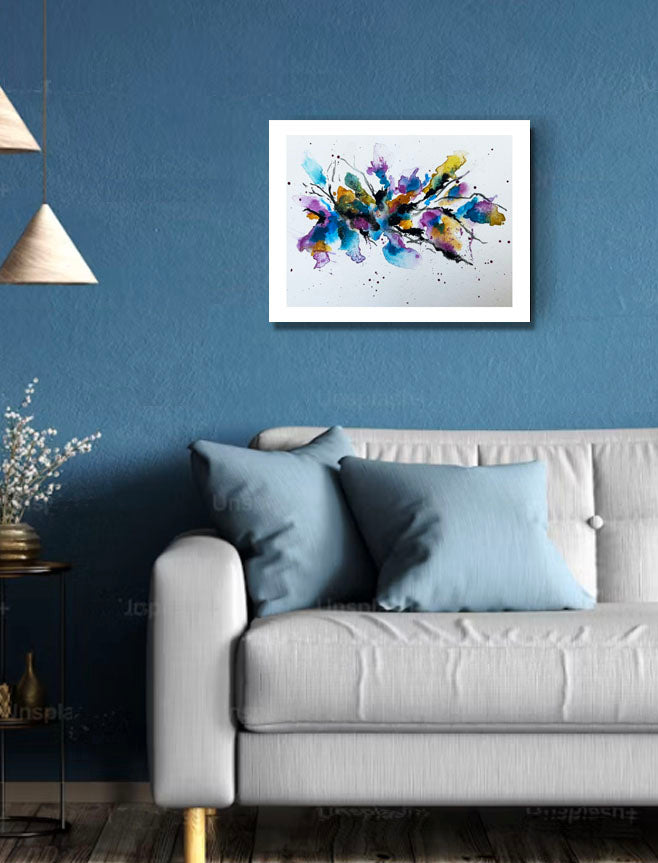 Dazzling Jewel-toned Floral