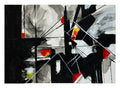 EDGY BLACK AND WHITE - ORIGINAL ABSTRACT WATERCOLOR