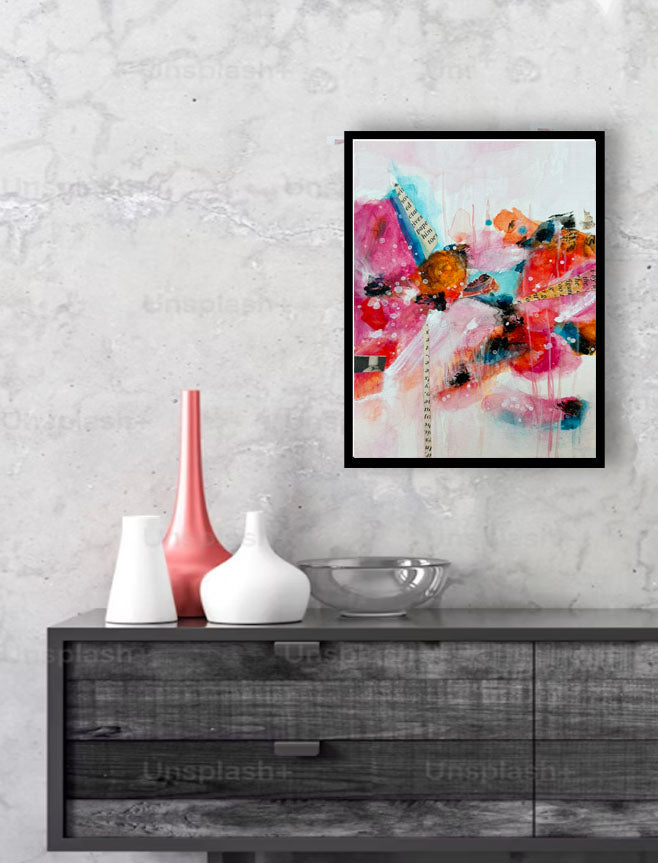 Elaborate, Brilliant Watercolor Collage