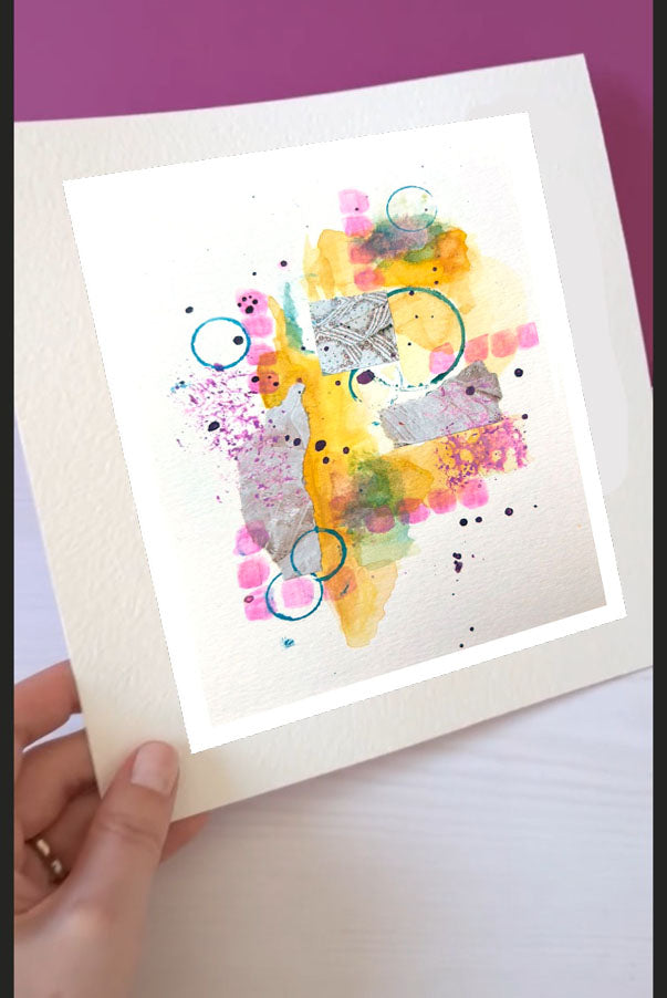 Fanciful Collaged Motif