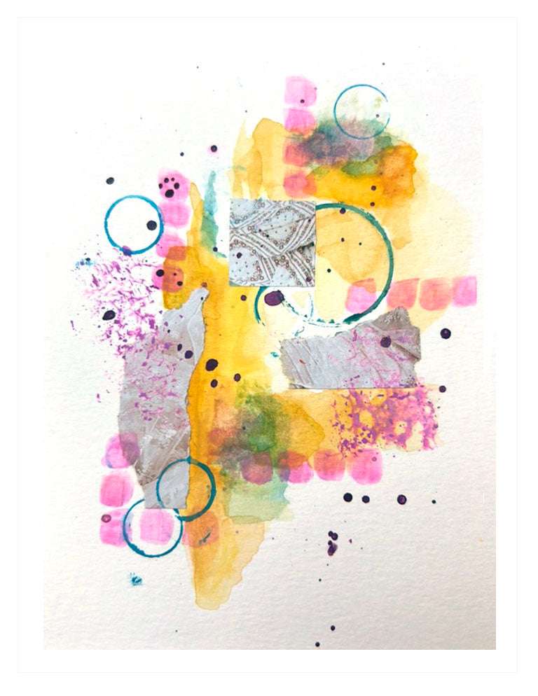 Fanciful Collaged Motif