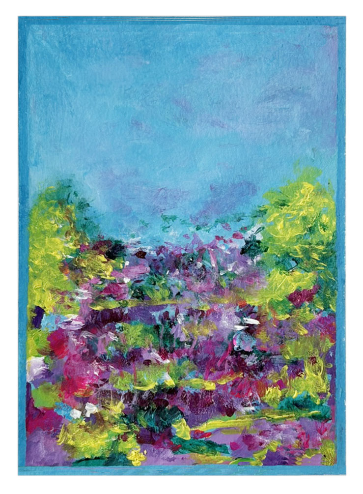 Fantasy Florals | Original Abstract Watercolor