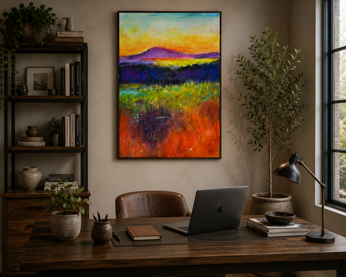 Mesmerizing Vista – Original Abstract Watercolor Painting