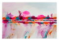 Mirrored and Vibrant Horizons – Original Abstract Watercolor Painting