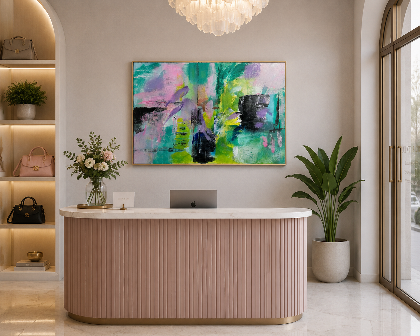 Playful Pastels – Original Abstract Watercolor Painting