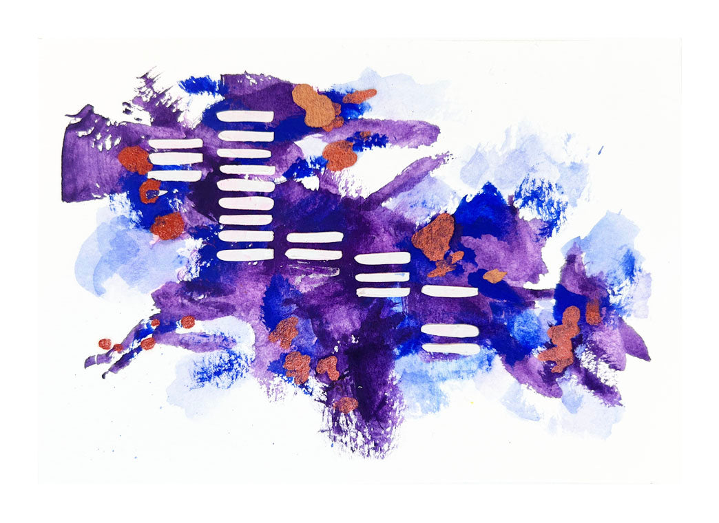 Purple Persuasion with Metallic Copper