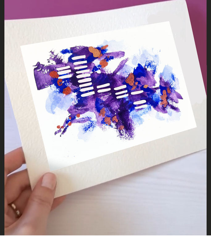 Purple Persuasion with Metallic Copper