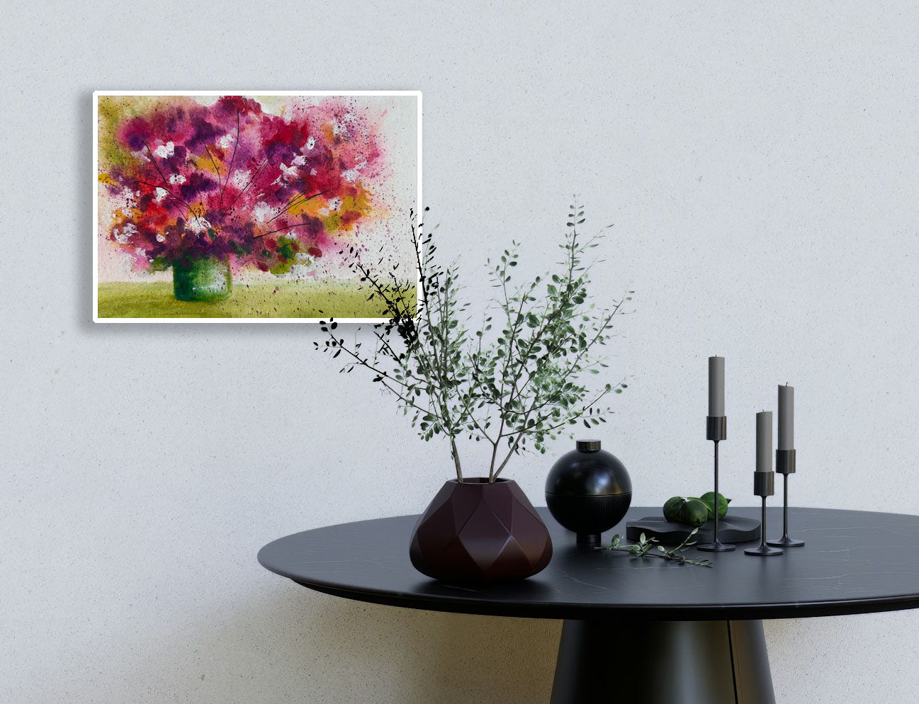 Rich and Vibrant Floral Bouquet