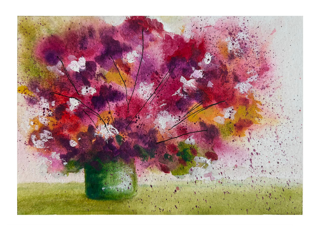 Rich and Vibrant Floral Bouquet