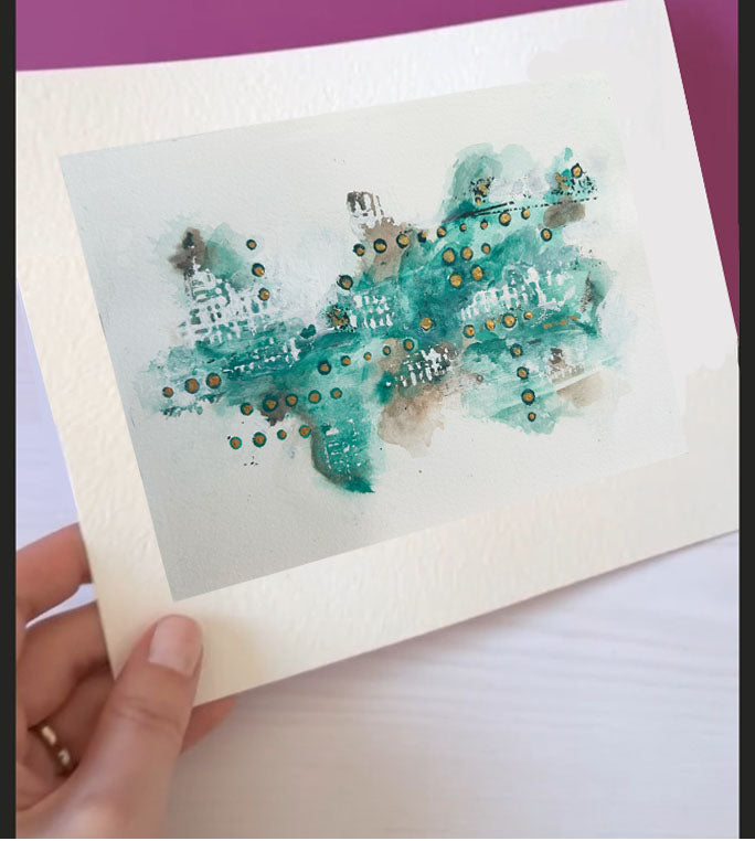 Teal, Patterned and Gilded