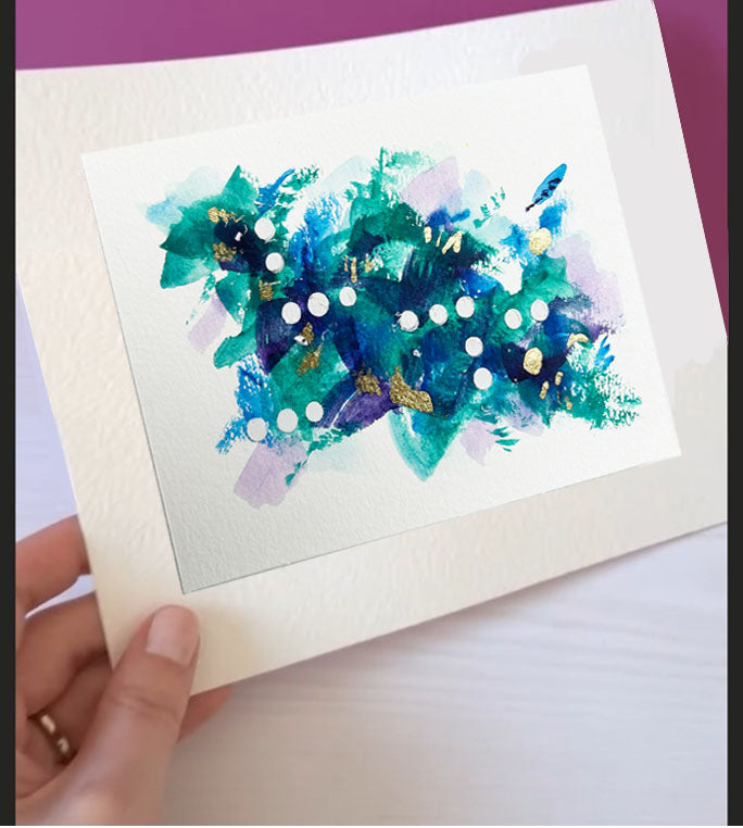 Teal and Gold Sensation