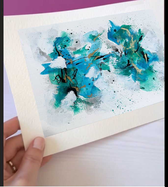 Vivacious Blues, Greens and Gold