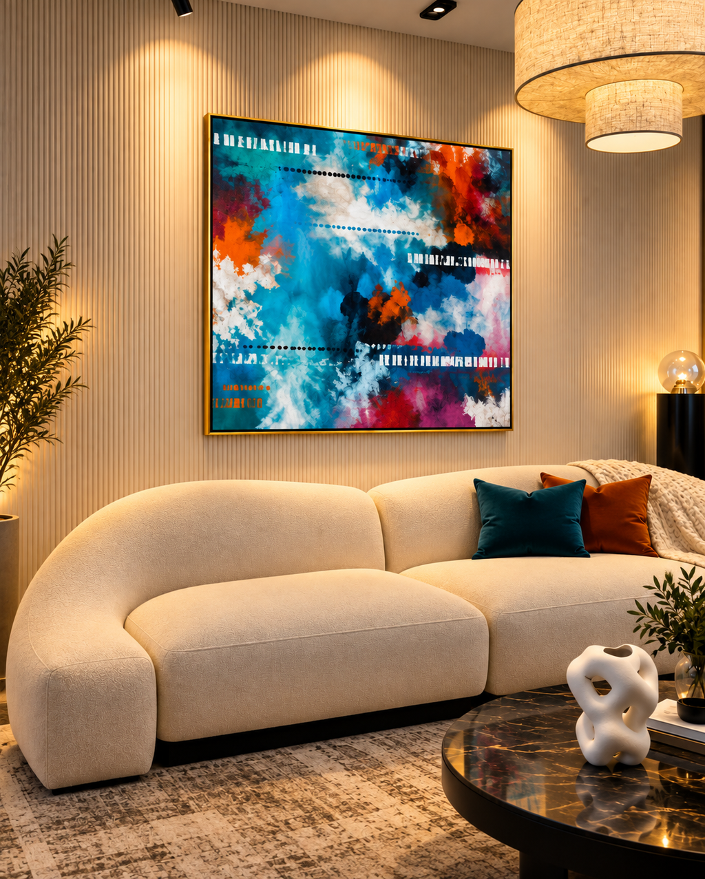 FATHOMLESS OCEAN – Original Abstract Watercolor Painting